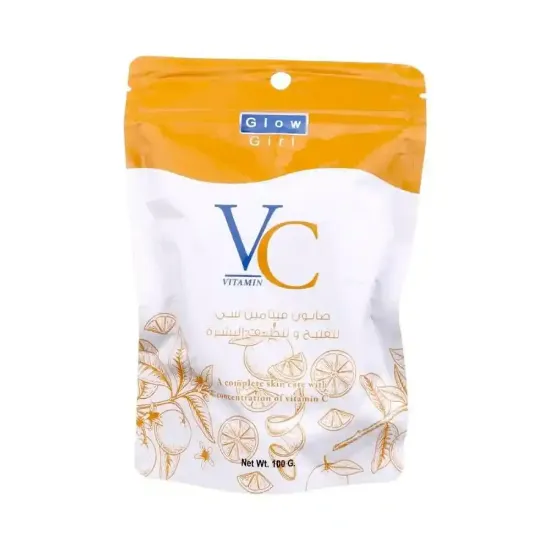 Picture of Glow Girl Vitamin C Soap for Skin Brightening and Cleansing - 100g