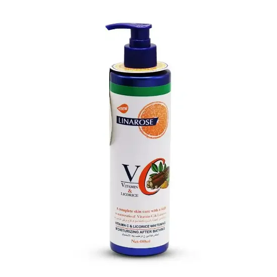Picture of Lena Rose Vitamin C & Licorice Lotion for Skin Hydration and Brightening - 480ml