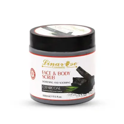 Picture of Lena Rose Charcoal Face and Body Scrub - 500ml
