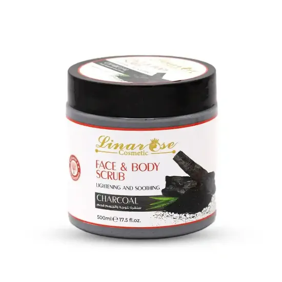 Picture of Lena Rose Charcoal Face and Body Scrub - 500ml