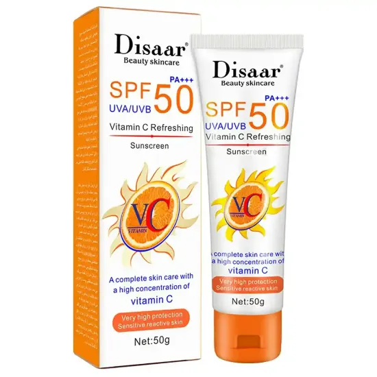 Picture of Disaar Whitening Cream with Sunscreen & Vitamin C 50g