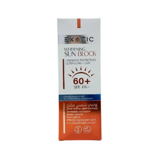 صورة واقي شمس من إكزوتيك SPF 60 بحجم 100 مل
