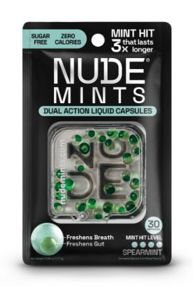 Picture of Nude Mints Dual Action Liquid Capsules Peppermints Flavour