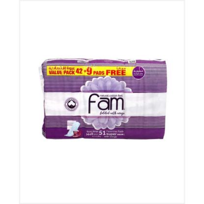 Picture of FAM FEMALE NAPKINS FOLDED WITH WINGS COMPRESSED LARGE 9+41*6 C