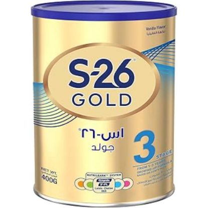 صورة حليب أطفال اس-26 بروجرس جولد بودرة رقم (3) 400 جم (12 كرتون)